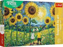 Puzle Trefl Walk among the Sunflowers, 41 cm x 27 cm, 100 gab.