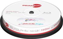 Ierakstāms kompaktdisks PrimeOn Blue Ray, 25 GB, 10gab.