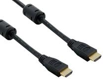 Vads 4World HDMI-A 19 pin male, HDMI 19 pin male, 15 m, melna krās.