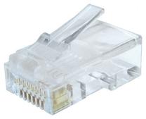 Соединение Gembird 8P8C RJ-45, 100 шт., прозрачный цв.