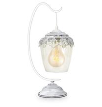 Galda stāvlampas Eglo Vintage 49293, E27, 60W, caurspīdīga krās./balta krās.