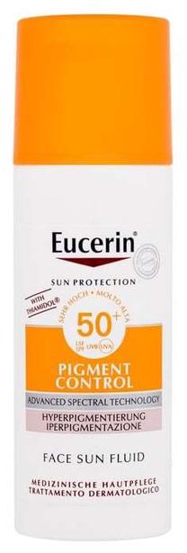 Priemonė įdegio priežiūrai veidui Eucerin Sun Protection Pigment Control SPF50+, 50 ml