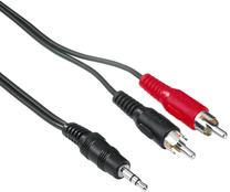 Адаптер Hama 3.5 mm male, RCA male x 2, 5 м