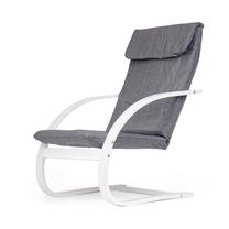 Kėdė ModernHome Finnish, balta sp./pilka sp., 67 cm x 76 cm x 96 cm