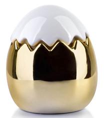Kalėdinė dekoracija Mondex LILA EGG, 12 cm, aukso sp.