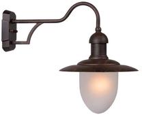 Õue seinavalgusti Lucide Aruba 11871/01/97, 60W, E27, IP44, pruun v., 44 cm x 36 cm