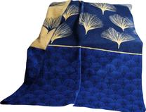 Pledi Greno Glamour KET-46, dzeltens krās./melns krās./zilimelns krās., 150 cm x 200 cm