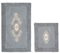 Vonios kilimėlių rinkinys Foutastic ALNE4303, pilka sp., 100 cm x 60 cm