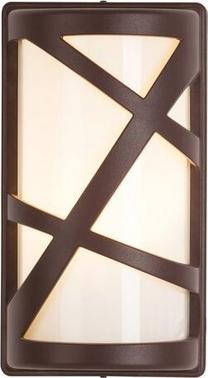 Sieninis lauko šviestuvas Rabalux Durango, 40W, E27, IP54, ruda sp., 14.6 cm x 26.7 cm