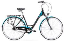 Dviratis miesto Romet Art Deco 7, 28 ", 19" rėmas, mėlyna sp./juoda sp.
