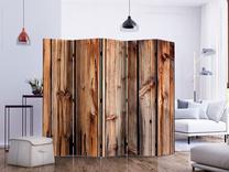 Širma Artgeist Wooden Chamber II Paraventtc1654, įvairių spalvų, 225 cm x 172 cm