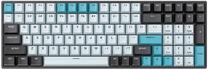 Klaviatūros dangtelis Royal Kludge PBT Keycaps 100 pcs Muse, mėlyna sp./balta sp./juoda sp.