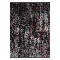 Ковер комнатные Hakano Lean Ornament, антрацитовый цв./красный цв., 270 см x 180 см