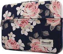 Sülearvutiümbris Canvaslife Navy Rose, roosa v./sügavsinine v., 15-16"