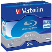 Ierakstāms kompaktdisks Verbatim, 50 GB, 5gab.