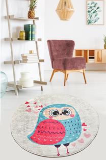Kilimas Conceptum Hypnose Gufo ap 100, įvairių spalvų, 100 cm x 100 cm