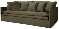 Sofa Micadoni Boho Blu77, žalia sp., 223 x 106 cm x 89 cm