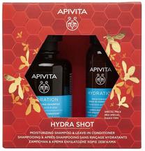 Набор средств по уходу за волосами Apivita Hyaluronic Acid And Aloe Case, 2 шт., 350 мл