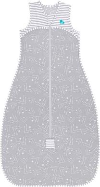 Plonas miegmaišis kūdikiui Love To Dream Sleep Bag Sleep Bag, balta sp./pilka sp., 86 cm x 45 cm