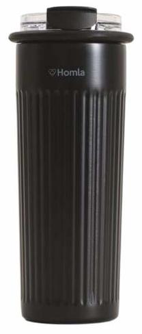 Termopuodelis Homla Toleo 762796, 0.5 l, juoda sp.