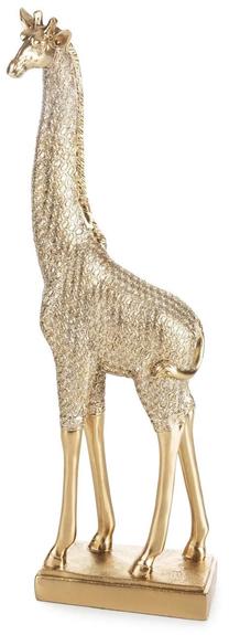 Dekoratīva figūra Haris Giraffe, zelta krās., 13 cm x 8 cm x 36 cm