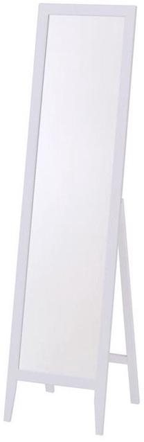 Spogulis LS1, stāvošs, 44 cm x 134 cm, balta krās.