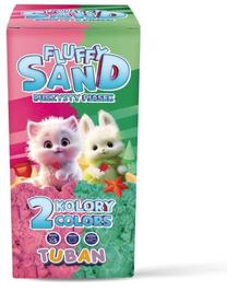 Modeliavimo smėlis Tuban Fluffy Sand, žalia sp./rožinė sp., 140 g