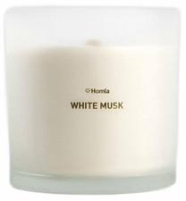 Žvakė, aromatinė Homla Glow White Musk, 40 h, 870 g, balta sp.