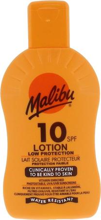 Losjonas įdegio priežiūrai kūnui Malibu SPF10, 200 ml