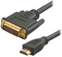 Vads Sharkoon HDMI To DVI-D 24+1 HDMI, DVI-D 24+1-Pin Male, 5 m, melna krās.