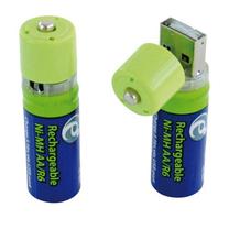 Аккумуляторные батарейки EnerGenie, AA, 1500 мАч, 2 шт.