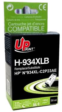 Rašalinio spausdintuvo kasetė Uprint H-934XLB, juoda sp., 50 ml