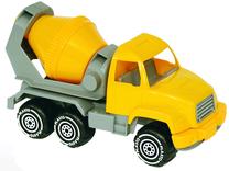 Игрушечный бетономешалка Plasto 1653P, желтый цв./серый цв.