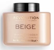 Biri pudra Makeup Revolution London Baking, šviesiai ruda sp., beigeeee, 32 g
