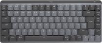 Belaidė kompiuterio klaviatūra Logitech MX Mechanical Mini 920-010780 Logitech MX Mechanical, Anglų (INT), juoda sp./pilka sp.