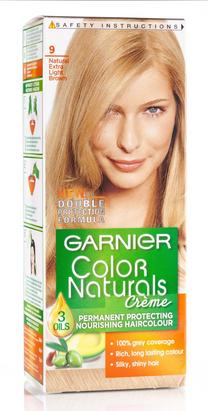 Kраска для волос Garnier Color Naturals Creme, extra light brown цв., 9, 100 мл