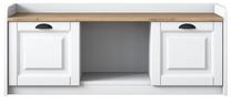 ТВ стол Kalune Design AA114 2026, белый цв./ореховый цв., 120 см x 40 см x 45 см