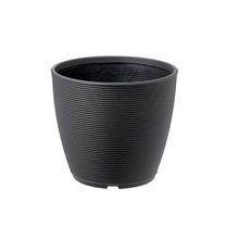Gėlių vazonas Teraplast RING D38 H32 ANTRACITE, plastikinis, Ø 38 cm, pilka sp.