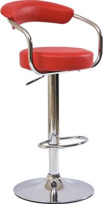 Baro kėdė C-231, raudona, 35 cm x 35 cm x 86 cm