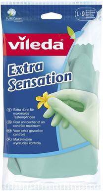 Pirštinės Vileda Extra Sensation, žalia sp., L