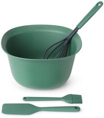 Tortų kepimo priedų rinkinys Brabantia Tasty, žalia sp., 4 vnt.