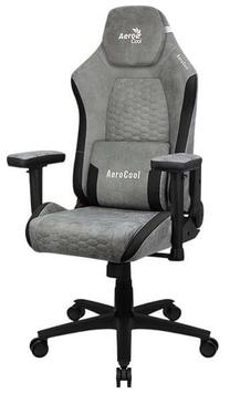 Darba krēsls AeroCool Crown, 52 x 52 x 123 - 133 cm, melns krās./pelēka krās.