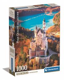 Dėlionė Clementoni Neuschwanstein 39909, 70 cm x 50 cm, 1000 vnt., įvairių spalvų