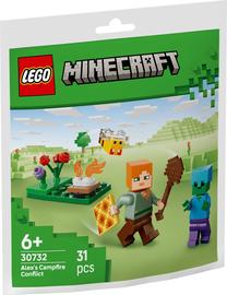 Konstruktorius LEGO® Minecraft Alex's Campfire Conflict 30732, 31 vnt.