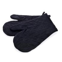 Virtuves cimds, komplekts Was Heat Resistant, 44 cm, melna krās., 2 gab.