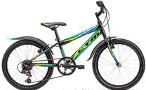 Vaikiškas dviratis CTM Scooby 41,013, juoda sp./žalia sp., 11", 20"