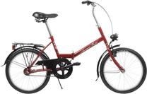 Velosipēds salokāms Azimut Fold, 20 ", bordo krās.