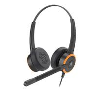 Laidinės ausinės Axtel ONE UC USB-C, juoda sp.