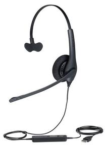 Vadu austiņas Jabra Biz 1500 USB Mono, melna krās.