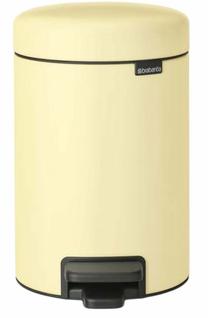 Šiukšliadėžė Brabantia NewIcon Mellow Yellow 233760, geltona sp., 3 l, 26.4 cm x 16.8 cm